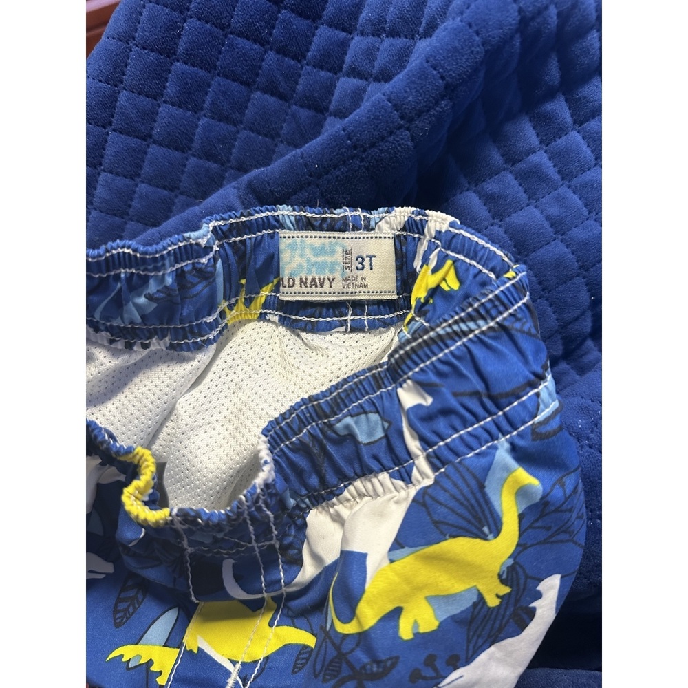 Blue camo Boys Swim Trunks